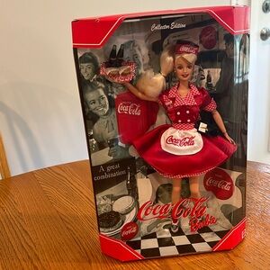 1998 Coca Cola Barbie Waitress